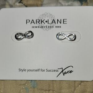 Park Lane Silver Infinity Studs